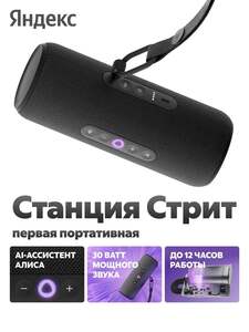 Портативная колонка Яндекс Станция Стрит