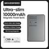 Тонкий магнитный внешний аккумулятор MOVESPEED S10 10000 мАч