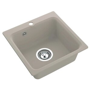 Кухонная мойка из искусственного камня Reflexion RX0743SD, 43x43x16 см