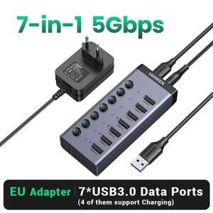 USB-концентратор UGREEN CM481/90307 7 портов USB 3.0