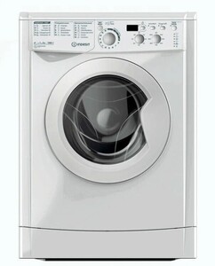 Узкая стиральная машина Indesit EWSD 51031 BY, 5 кг, 1000 об./мин, цифровой дисплей, белый