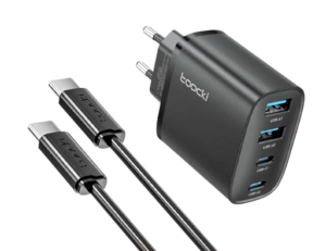 4-портовое зарядное устройство Toocki 40 Вт GaN QC4.0 PD3.0 AFC SCP 