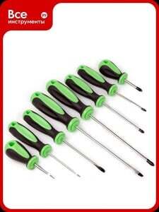 Набор отверток Помощник P017K, 8 предметов