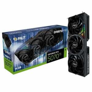 Видеокарта Palit RTX5070Ti GAMINGPRO 16GB GDDR7 256bit 3xDP HDMI 3FAN RTL
