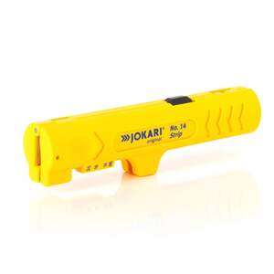Инструмент для снятия изоляции JOKARI Strip No.14 для плоских и круглых кабелей (с картой Пэй)