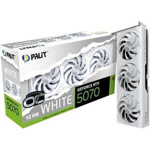 Видеокарта Palit NVIDIA GeForce RTX 5070 WHITE OC 12ГБ GamingPro (с макс. кошельком и подпиской wb)