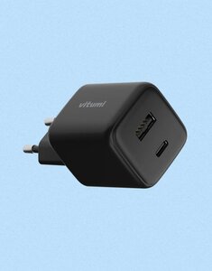 Быстрое зарядное устройство Vitumi 20W Type-C, USB-A