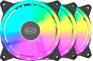 Комплект вентиляторов 3x120 PCCooler F3 T120 ARGB BK