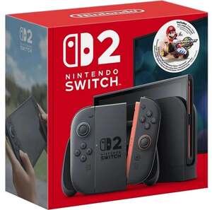 Игровая приставка Nintendo Switch 2 + Mario Kart World, 256 ГБ, Global, черный, (Из за рубежа, по озон карте)