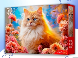 Пазлы Рыжий кот, 500 элементов (с ВБ кошельком)