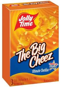 Попкорн Jolly Time СВЧ с сыром Чеддер 3х99 г (с картой OZON)