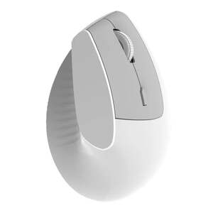 Вертикальная беспроводная мышь Ajazz i300, черная и белая (с кошельком WB)