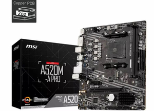 Материнская плата MSI A520M-A PRO (AM4, mATX)