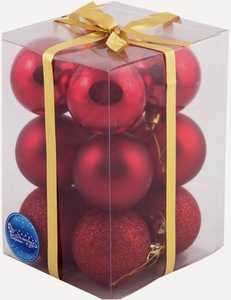Набор елочных шаров, 12шт
