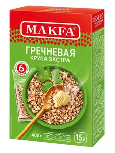Крупа Гречневая ядрица 400 г Makfa в пакетиках