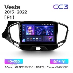 Магнитола Teyes CC3 4/32ГБ для Vesta