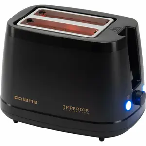 Тостер для хлеба Polaris PET 0926 Imperior с поддоном для крошек, черный