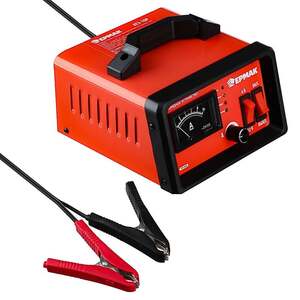 Зарядное автоматическое устройство ЕРМАК АТЗ-10Р (0-10A, 6В/12В, металл корпус, регул. тока 771-023)