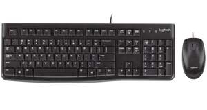 Проводной комплект Logitech MK120 (RU) клавиатура + мышь, с ВБ кошельком