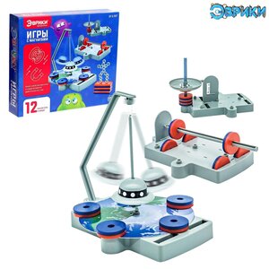 Набор для опытов Эврики Игры с магнитами, 12 опытов и игр в наборе