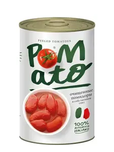 Помидоры очищенные в с/с POMATO 400 г (с ВБ кошельком)
