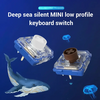 Бесшумные низкопрофильные механические переключатели Kailh Deep Sea, 90 шт. и др. (линейные и тактильные)