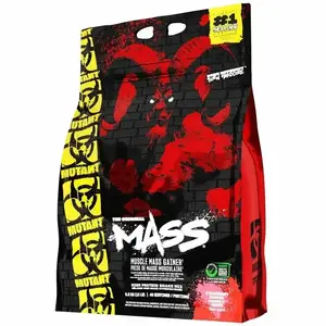 Гейнер Mutant Mass - 6800 грамм (6.8 кг, 15lbs), клубника-банан