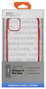 Чехол InterStep DECOR NEW MAT MV iPhone 11 Pro Max Red