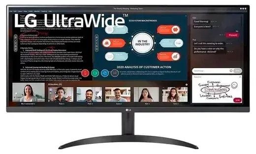 Монитор LG 34" 34WP500-B IPS FHD 75Hz