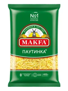 Макароны вермишель Makfa "Паутинка" 400 г (с ВБ кошельком)