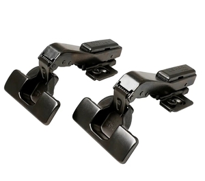 Петля угловая LEMAX PROF 45 град., с доводчиком, 1 шт., черный никель