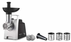 Мясорубка с овощерезкой Moulinex HV1 ME108832, 1400 Вт, 4 насадки (с макс. ВБ Кошельком)