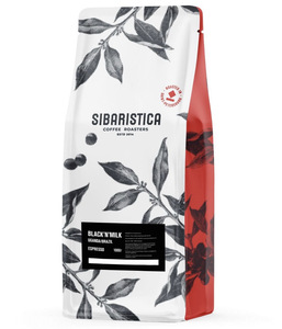 Кофе в зернах Sibaristica Black'n'Milk, средняя обжарка, 1 кг (с картой OZON)