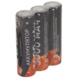 3 х Аккумулятор СТАРТ INR18650 3000 мА*ч (2600 в описании)