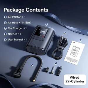 Автомобильный портативный компрессор Baseus GoTrip VA1 Pro (VA1 Max за 2037₽)