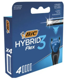 Лезвия BIC Flex 3 Hybrid 4 шт.