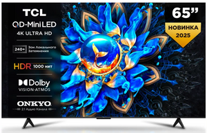 Телевизор 65" TCL Q6CS QD-Mini LED, Google TV