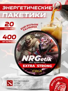 Энергетические паучи NRGetik Кола , 400мг
