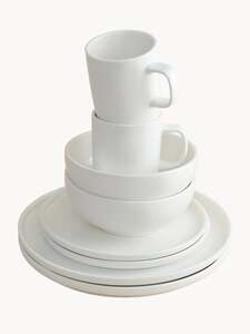 Набор посуды столовой Pragma Ovuda из 8-ми предметов, фарфор, белый