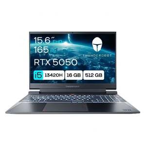 Ноутбук Thunderobot 911 X Wild Hunter G3 Pro, 15.6", 1920x1080, 16 Гб, 1 Тб, Intel Core i5-13420H, 16 ГБ, NVIDIA GeForce RTX 5050, без ОС (с картой OZON)