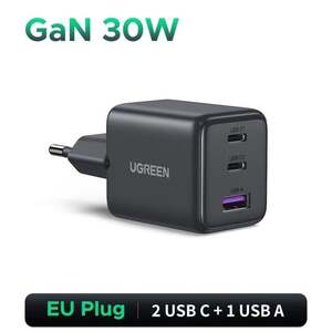 Сетевое зарядное устройство Ugreen GaN 30W 