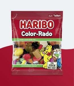 Мармелад Haribo Color-Rado 160гр (с картой OZON)