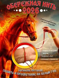 Нить оберег 2026 год (с картой OZON)