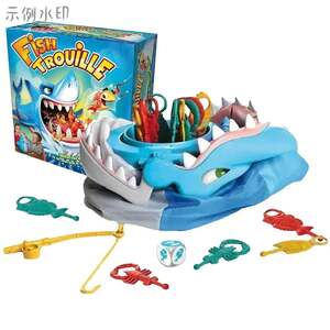 Настольная игра на везение "Весёлая акула", 1-4 игрока, 4+ (с Озон картой, из-за рубежа)