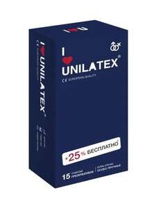 Презервативы UNILATEX Extra Strong, 15 шт. (с картой OZON)