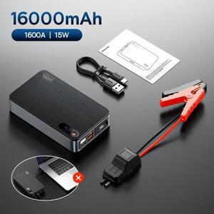 Пусковое устройство для автомобиля (пауэробанк) Baseus 1600A Jump Starter Power Bank 16000 мАч