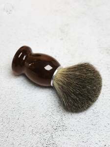 Помазок для бритья из щетины барсука (с картой OZON, из-за рубежа)