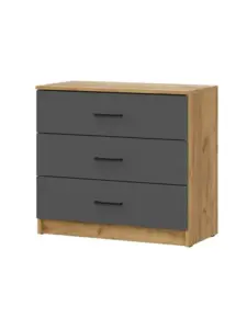 Комод ARNIKA, 3 ящика, 80х72х40 см (с ВБ кошельком)
