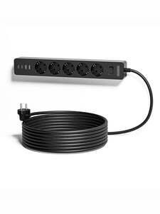 Сетевой фильтр NTONPOWER 9в1, 3 метра (цена с озон-картой, из-за рубежа)