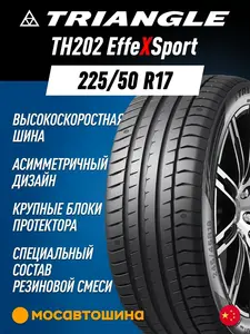Шины летние Triangle TH202 EffeXSport 225/50 R17 98Y XL (с макс. кошельком)